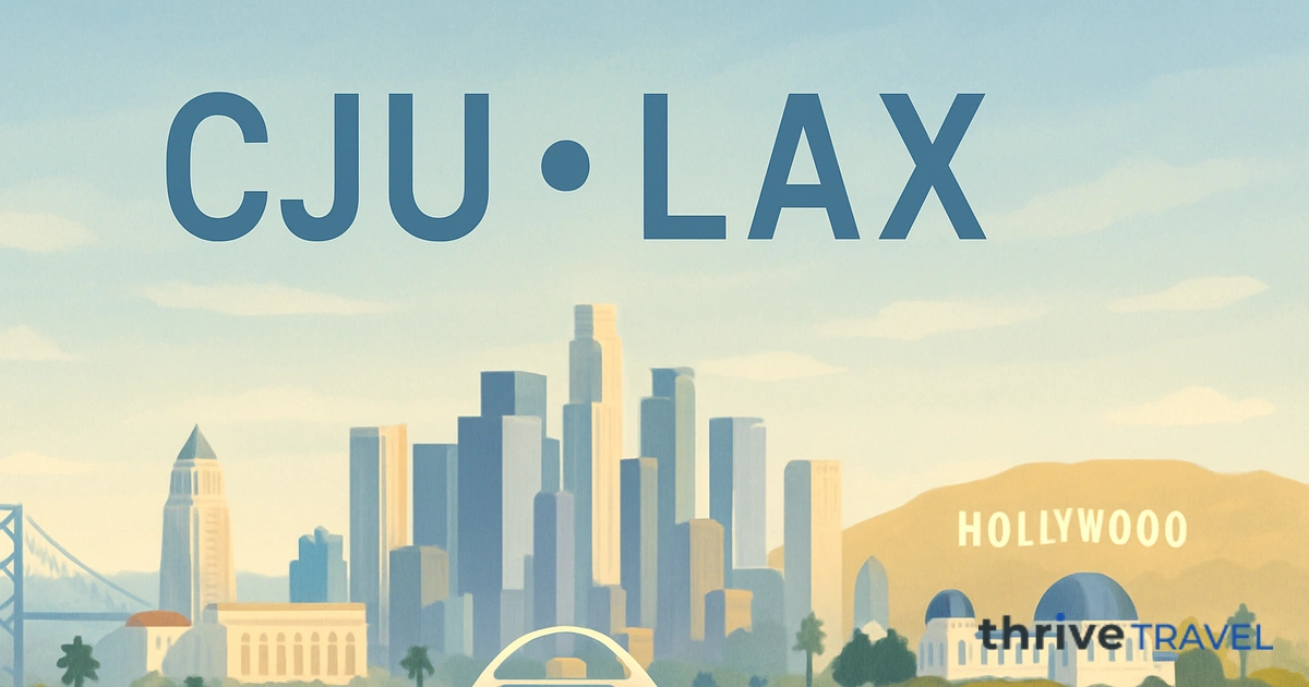 Jeju to Los Angeles