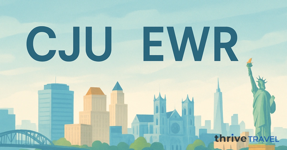 Jeju to Newark