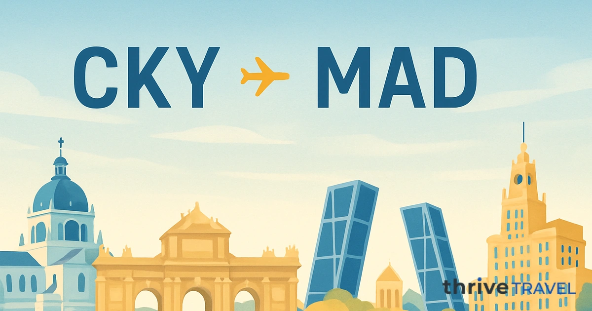 Conakry to Madrid
