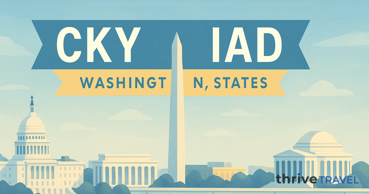 Conakry to Washington