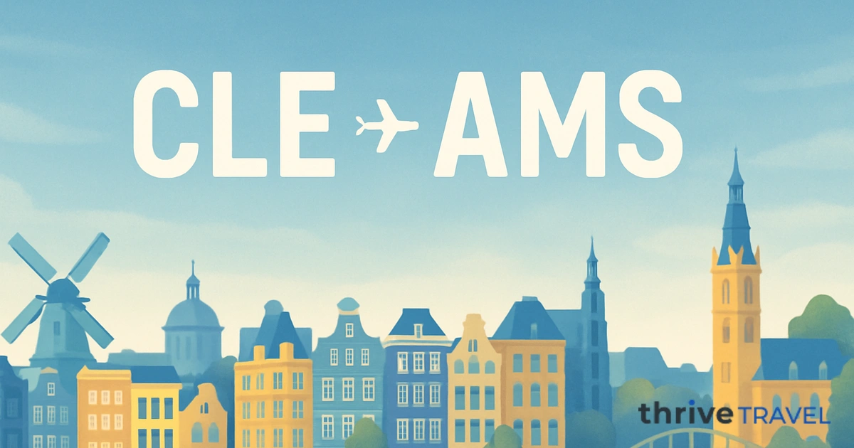 Cleveland to Amsterdam