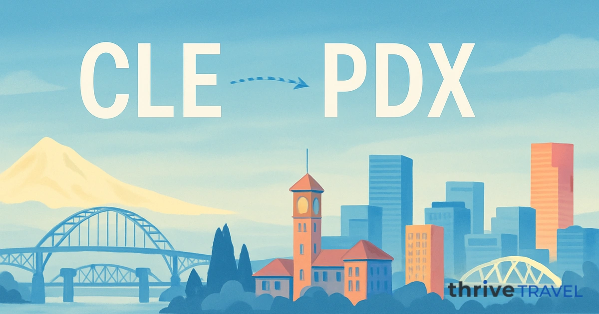 Cleveland to Portland