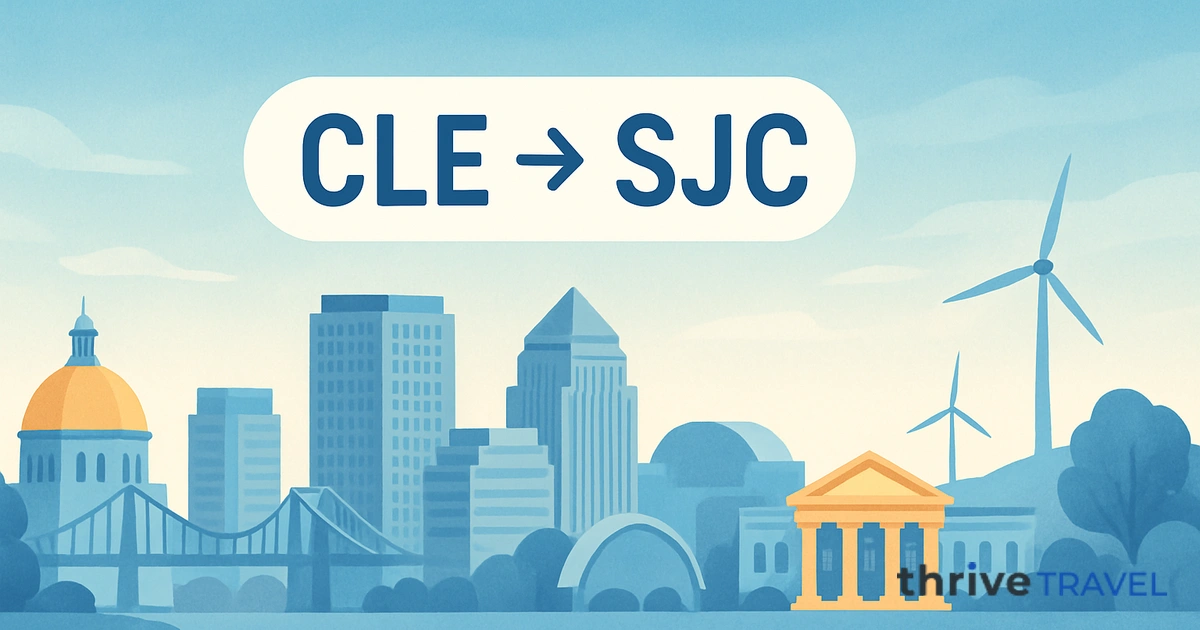 Cleveland to San Jose