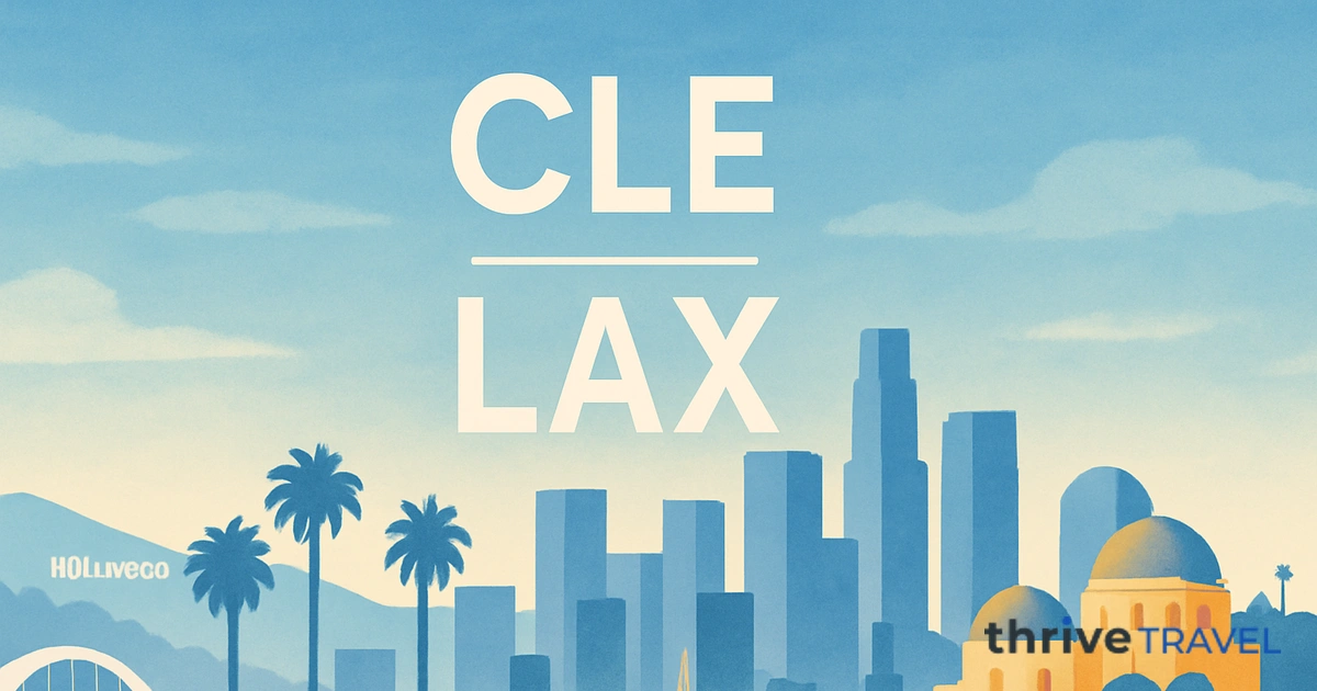 Cleveland to Los Angeles