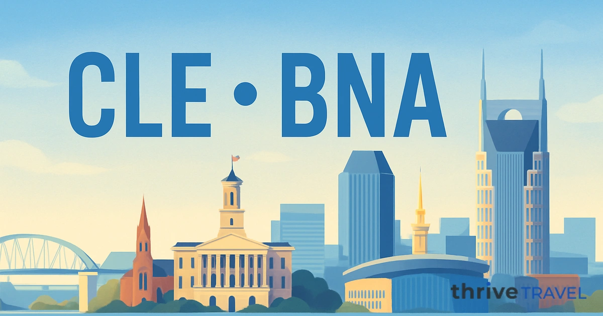 Cleveland to Nashville