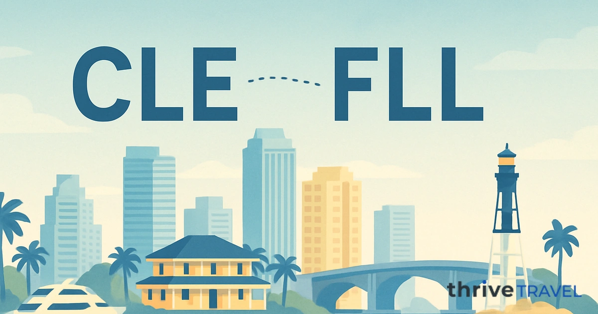 Cleveland to Fort Lauderdale