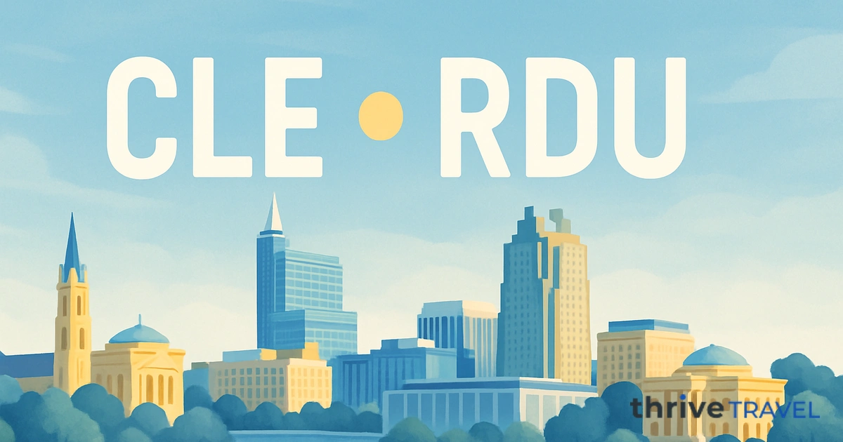 Cleveland to Raleigh