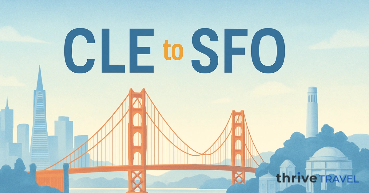 Cleveland to San Francisco