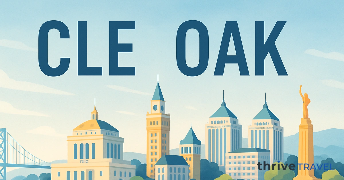 Cleveland to Oakland