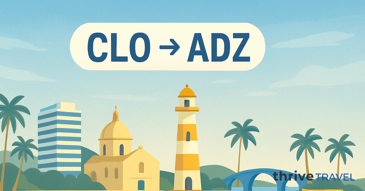 Cali to San Andrés