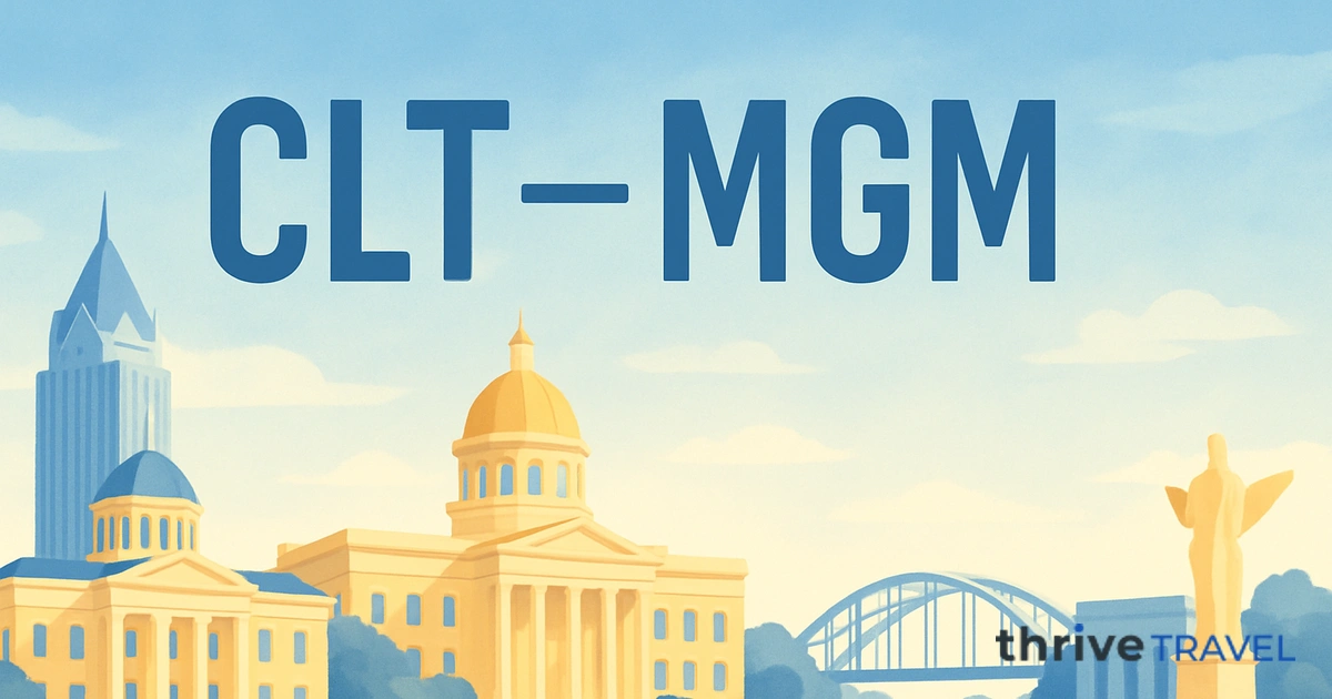 Charlotte to Montgomery