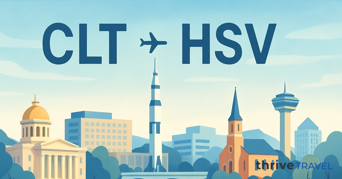 Charlotte to Huntsville