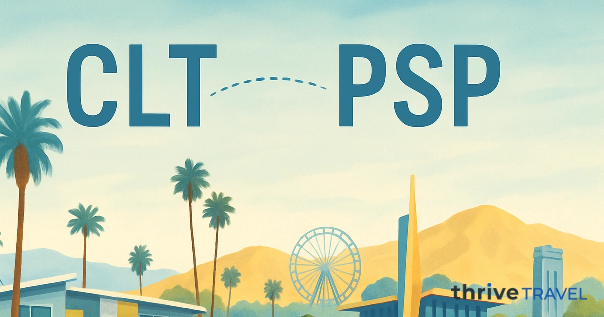 Charlotte to Palm Springs