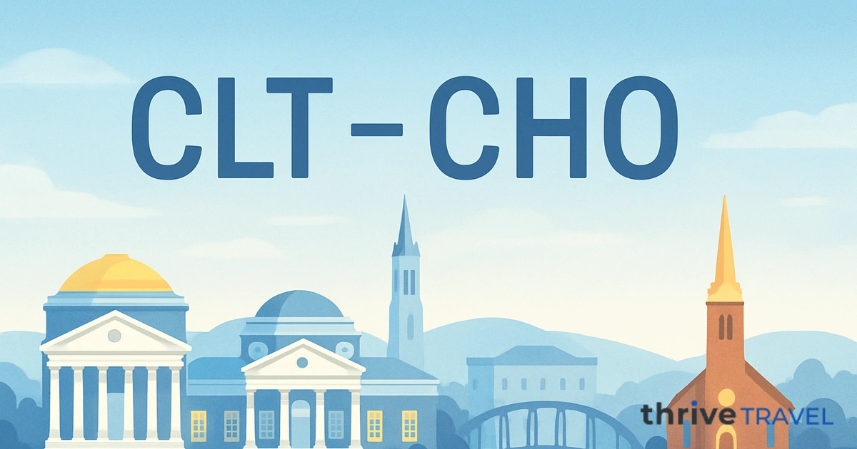 Charlotte to Charlottesville