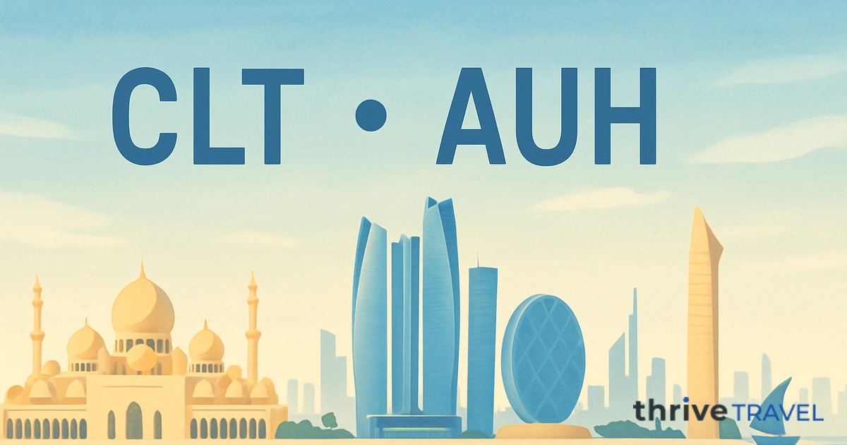 Charlotte to Abu Dhabi