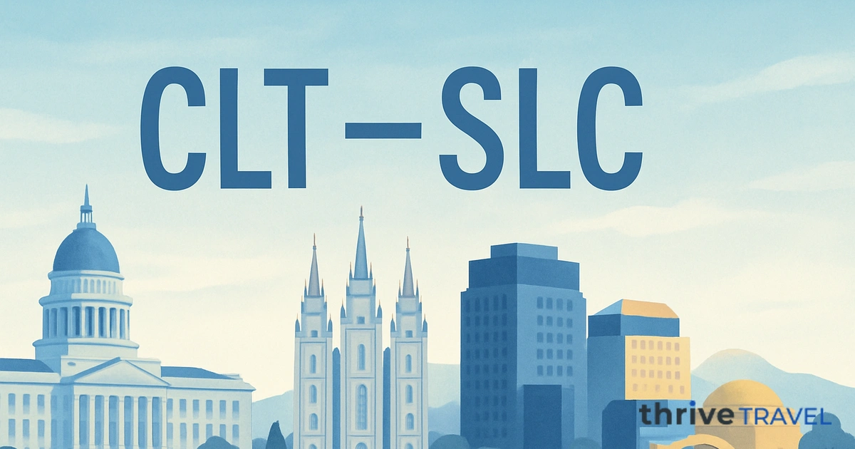 Charlotte to Salt Lake City