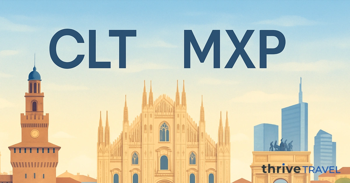 Charlotte to Milan