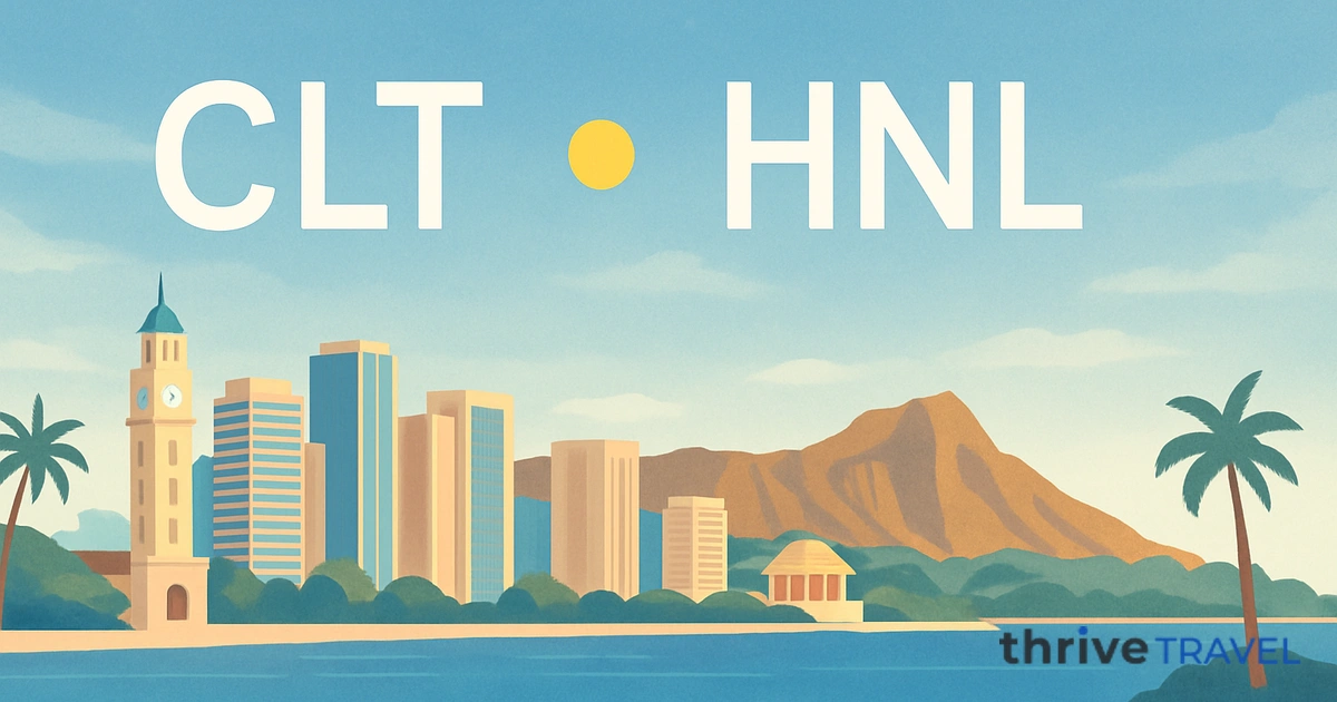 Charlotte to Honolulu
