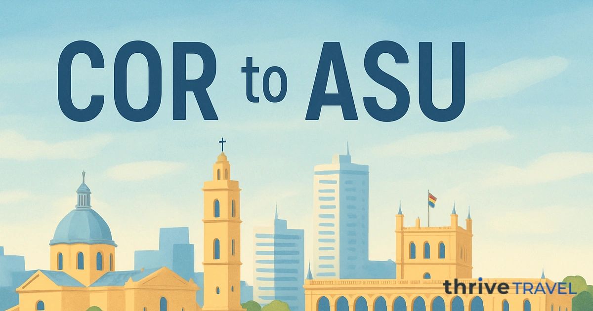 Córdoba to Asunción