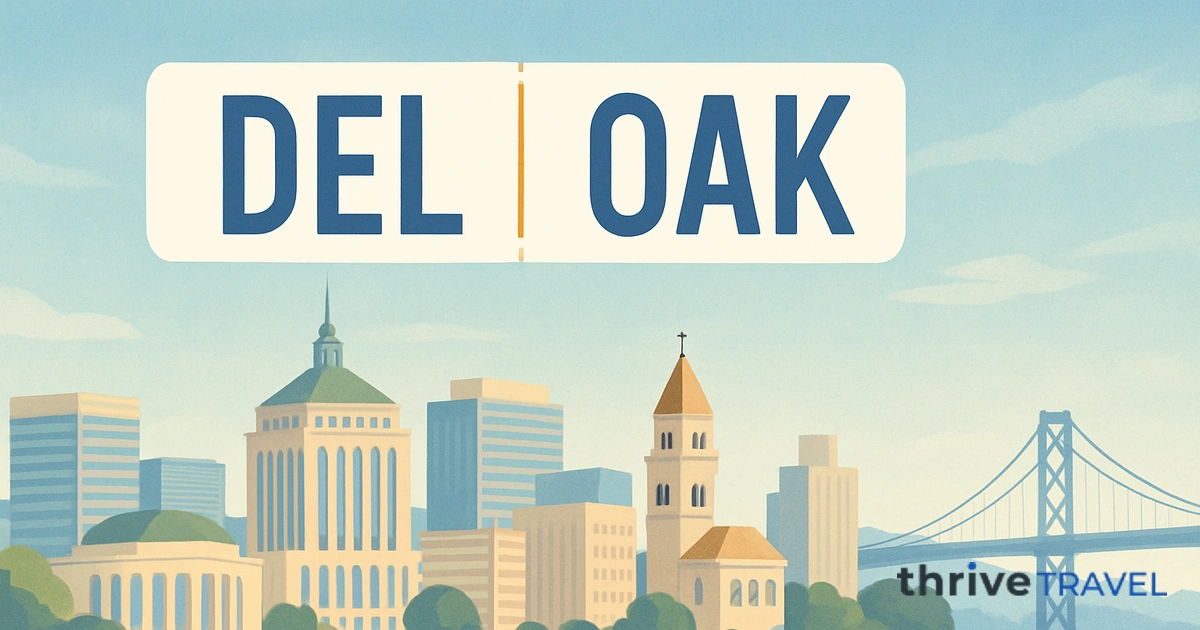 Delhi to Oakland