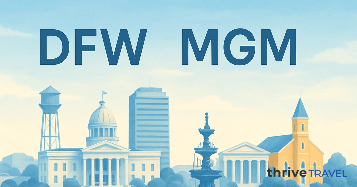 Dallas to Montgomery