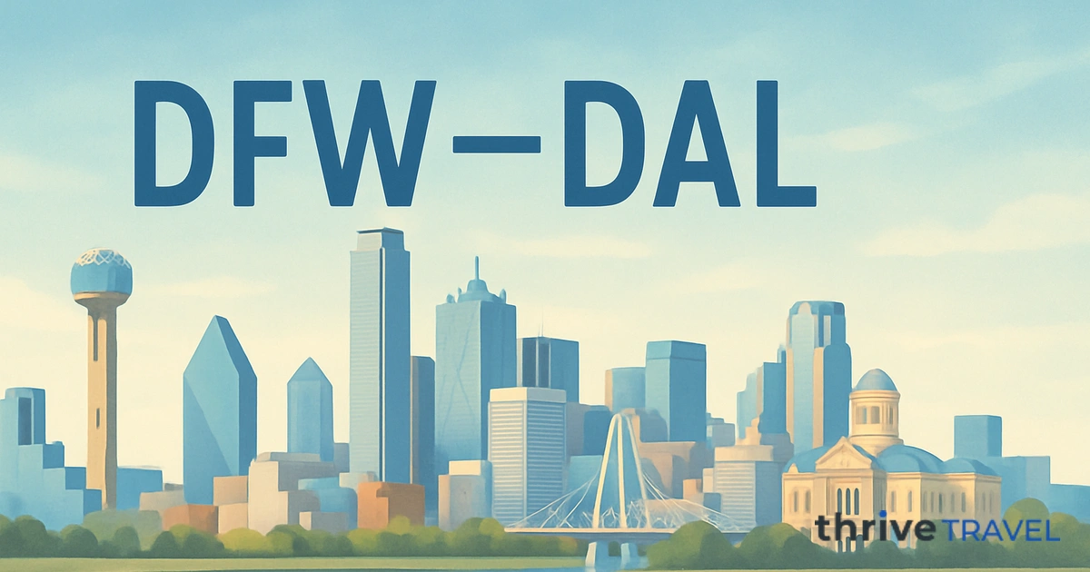 Dallas/Fort Worth to Dallas Love Field