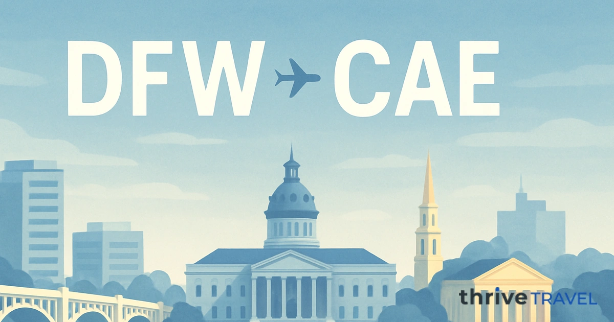 Dallas to Columbia