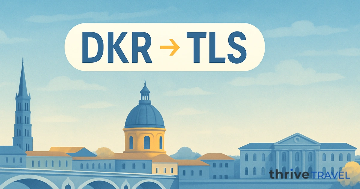 Dakar to Toulouse