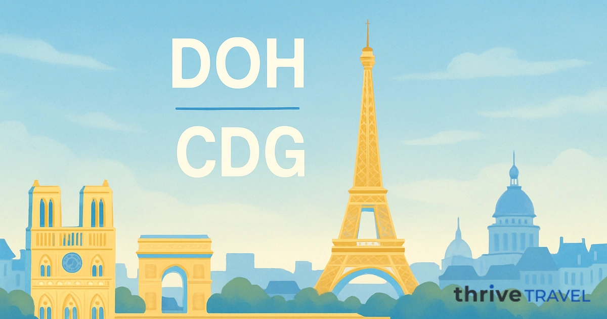 Doha to Paris
