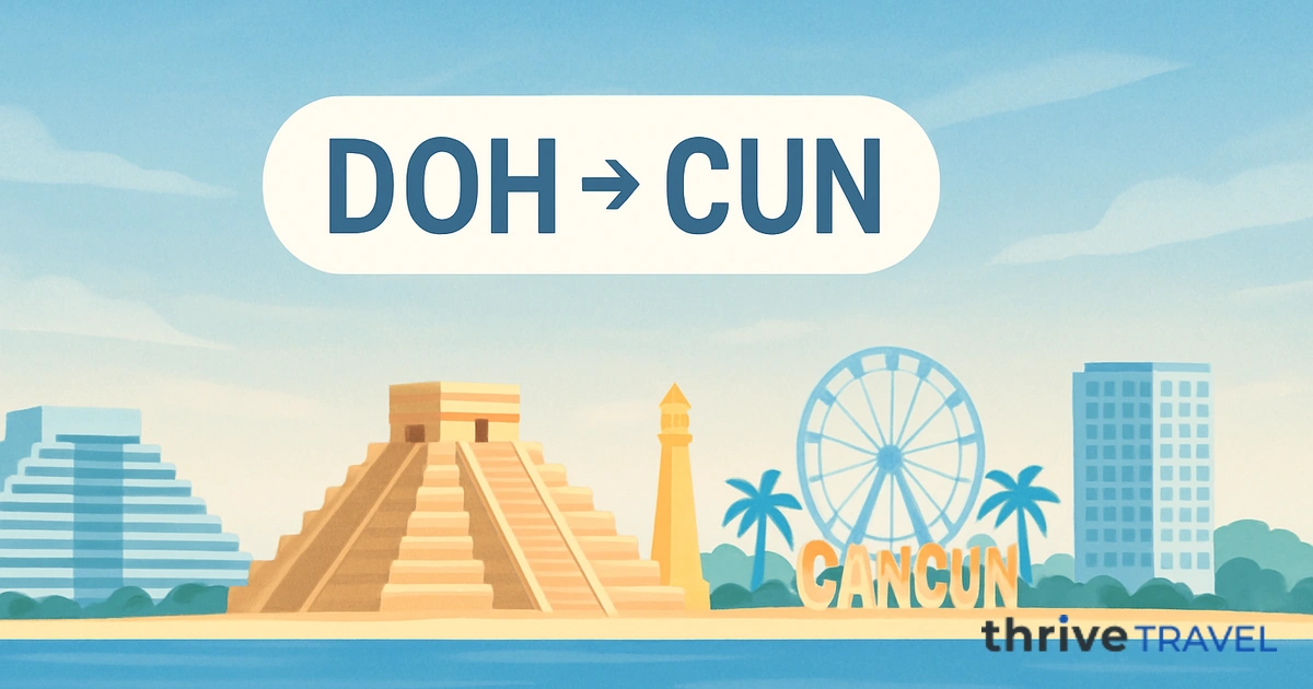 Doha to Cancún