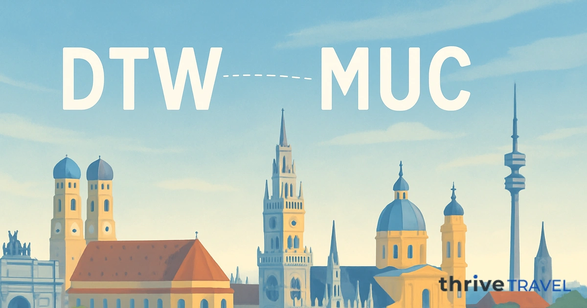 Detroit to Munich