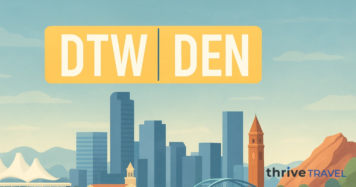 Detroit to Denver