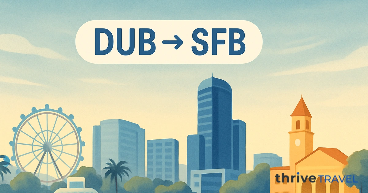 Dublin to Sanford