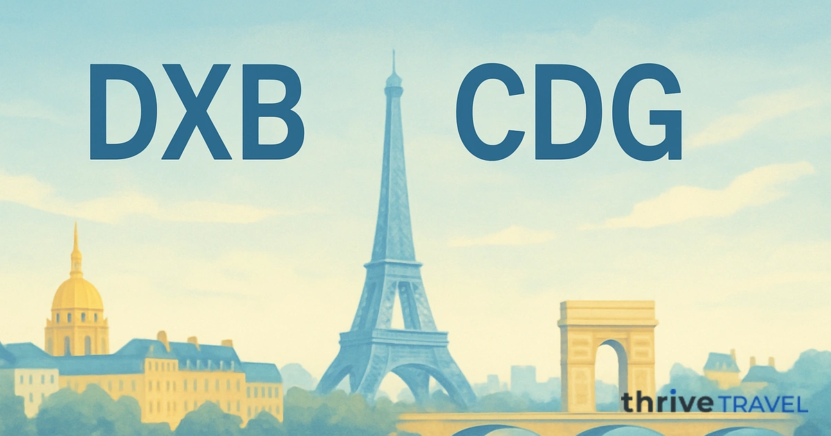 Dubai to Paris