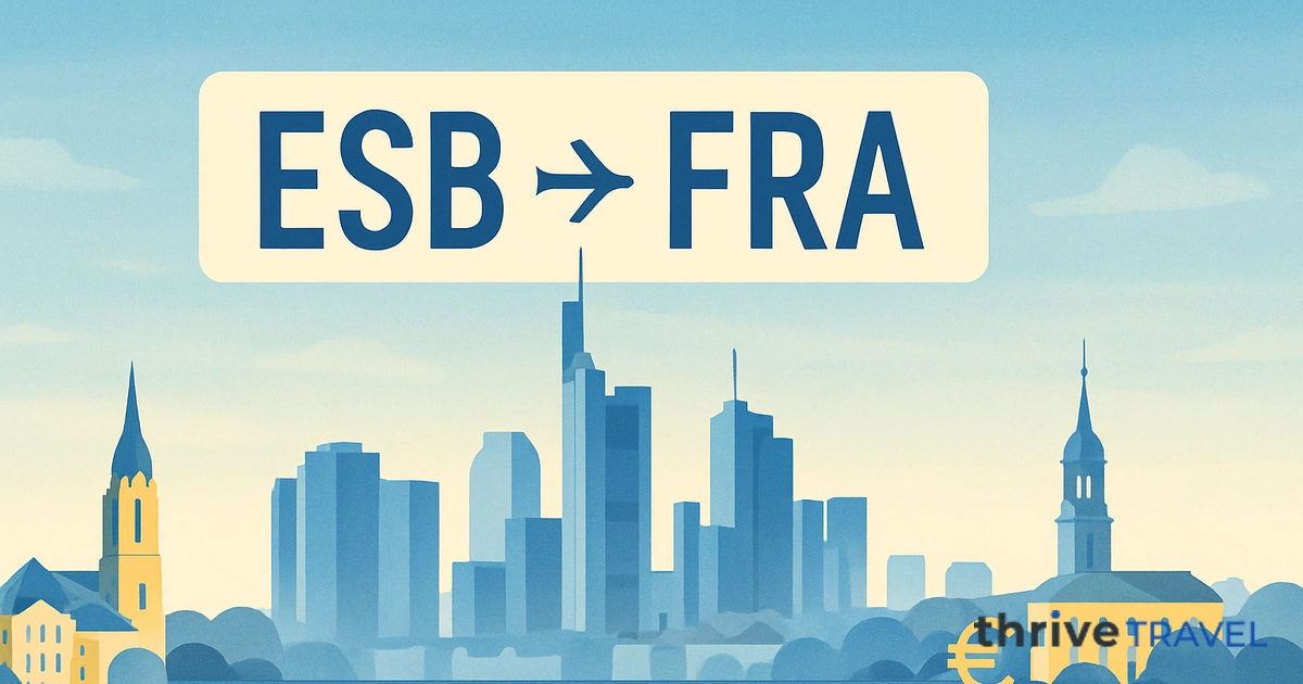 Ankara to Frankfurt