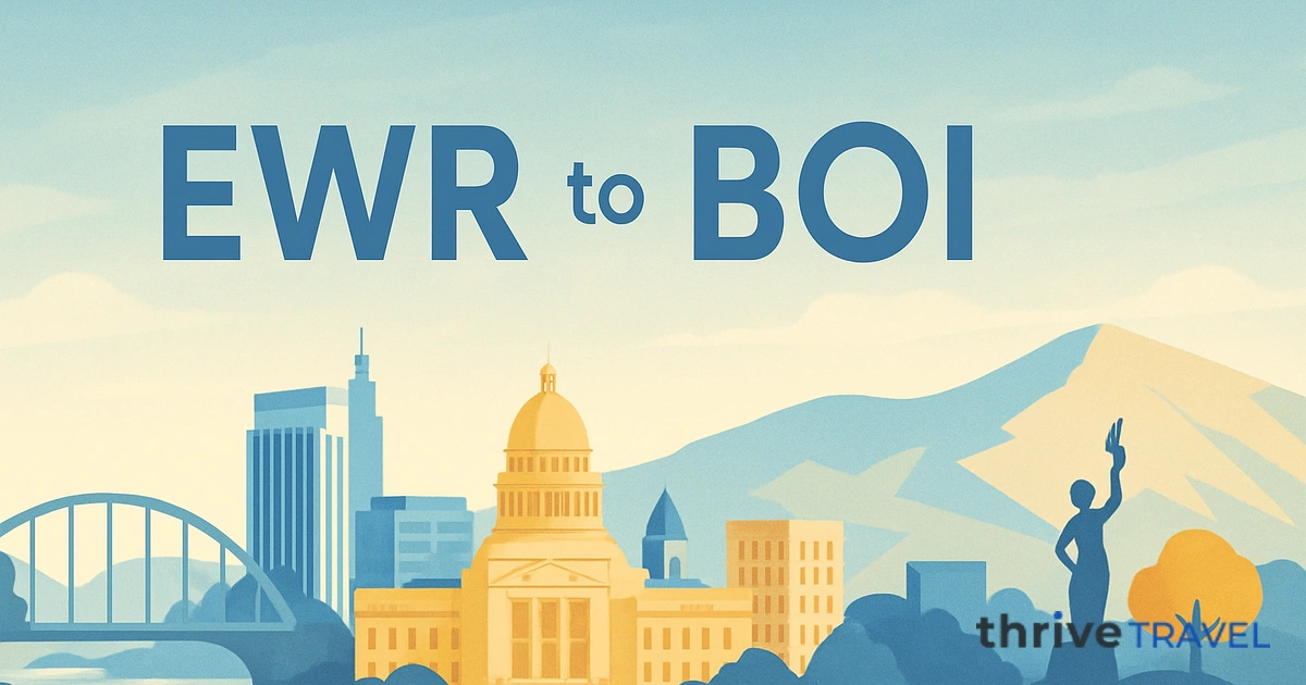 Newark to Boise
