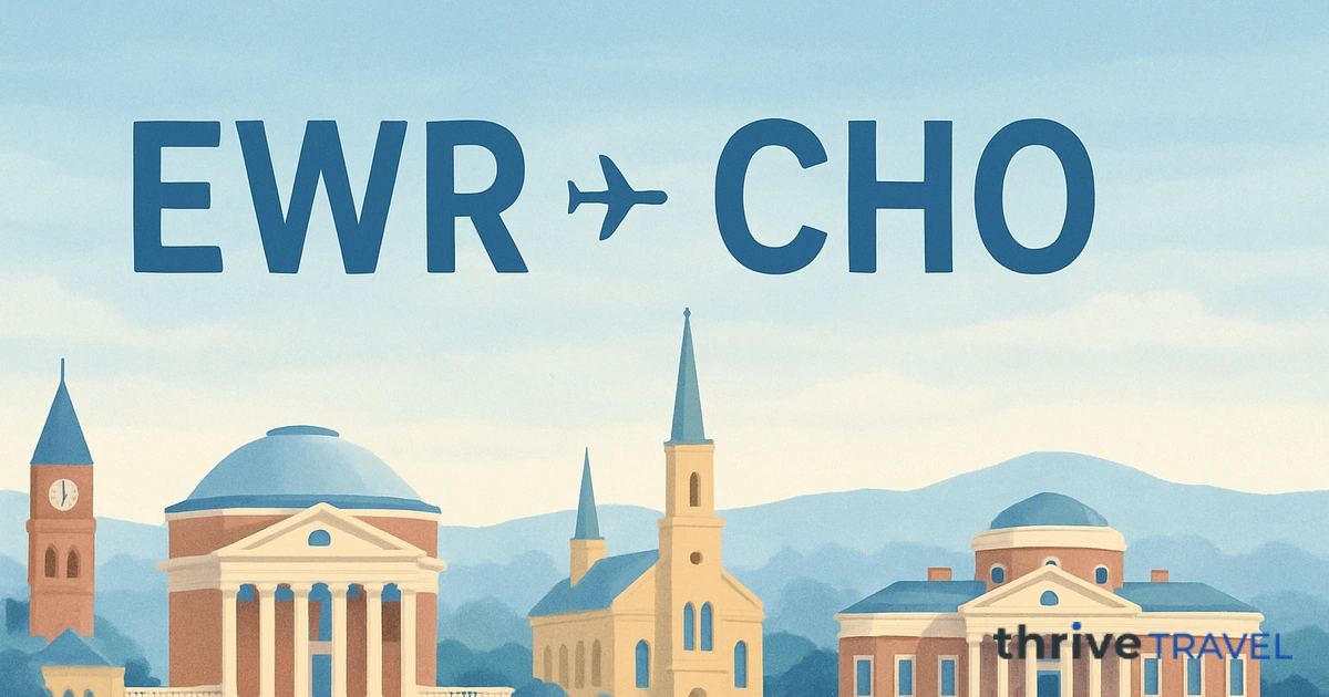 Newark to Charlottesville