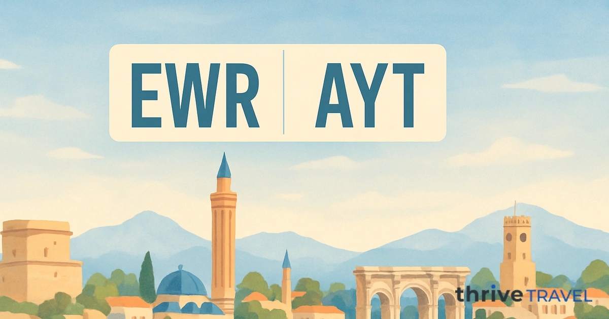 Newark to Antalya