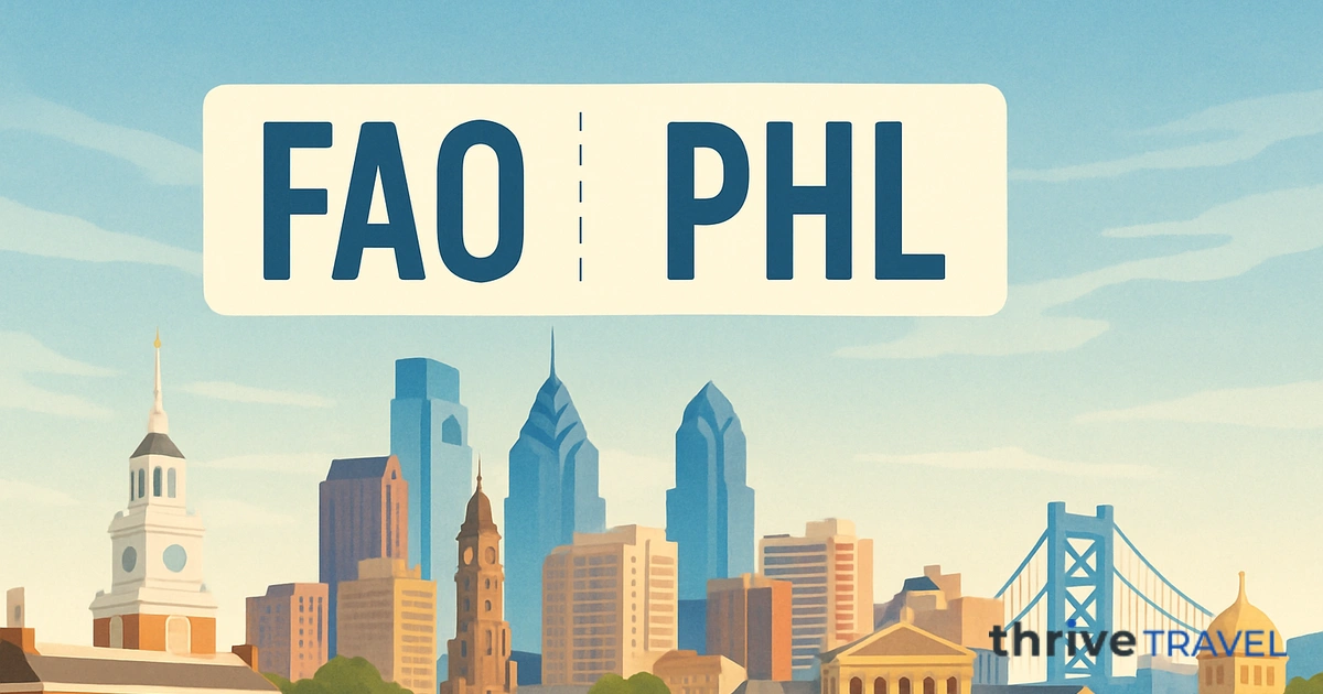 Faro to Philadelphia