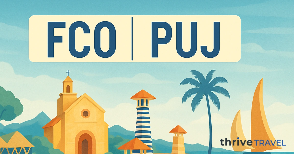 Rome to Punta Cana