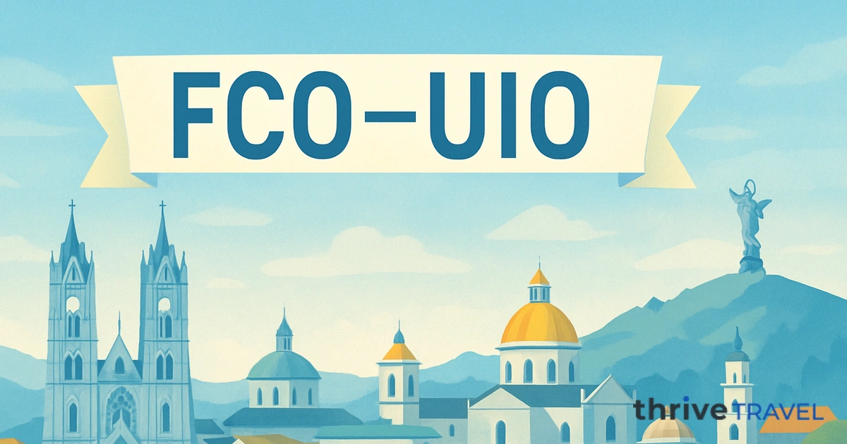 Rome to Quito