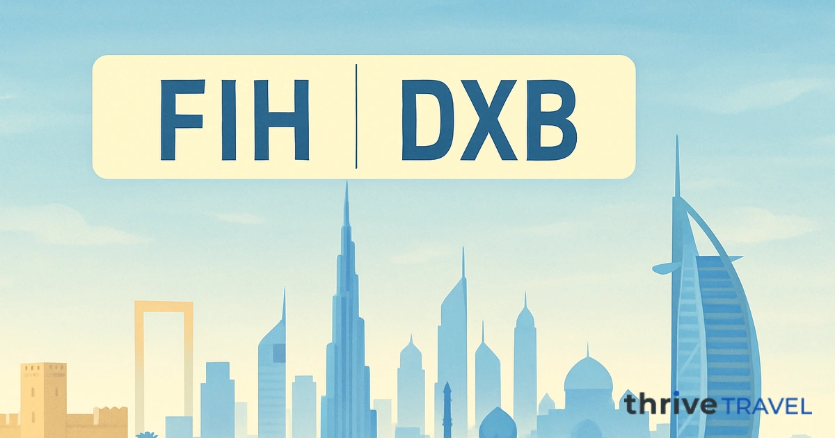 Kinshasa to Dubai