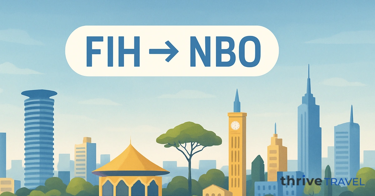 Kinshasa to Nairobi