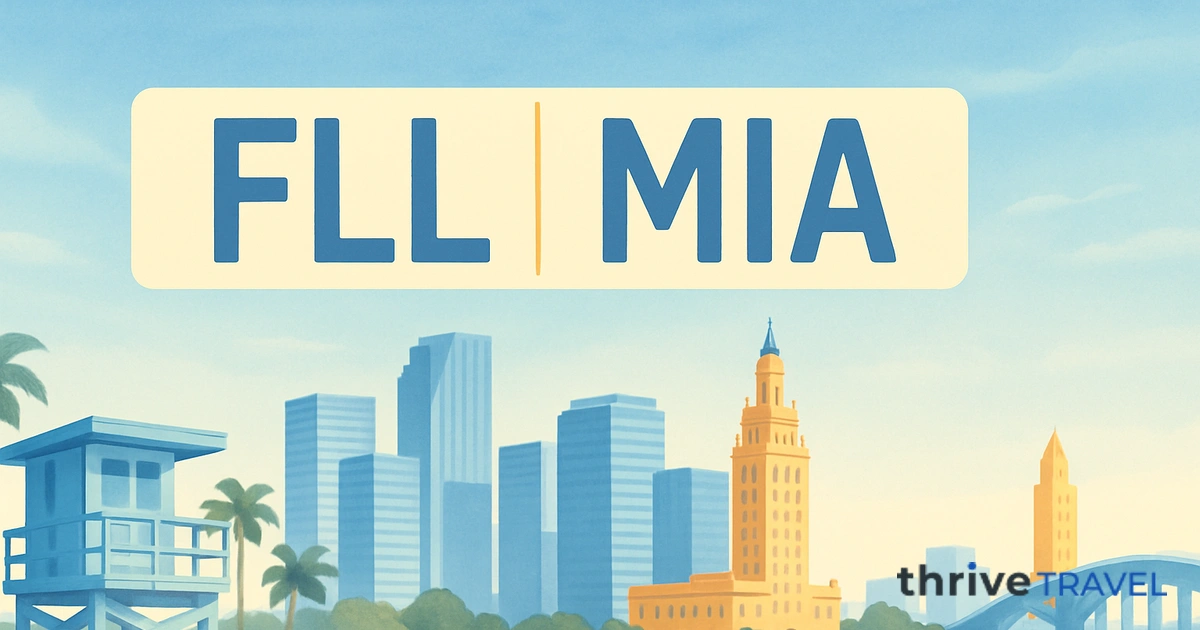 Fort Lauderdale to Miami