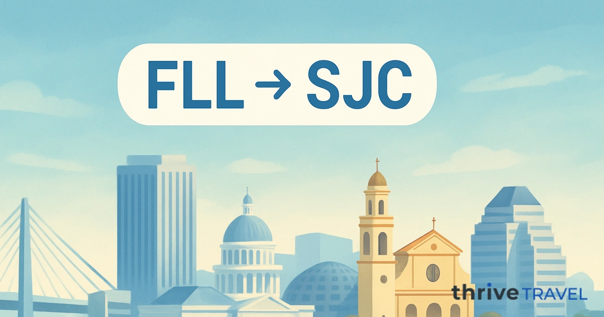 Fort Lauderdale to San Jose
