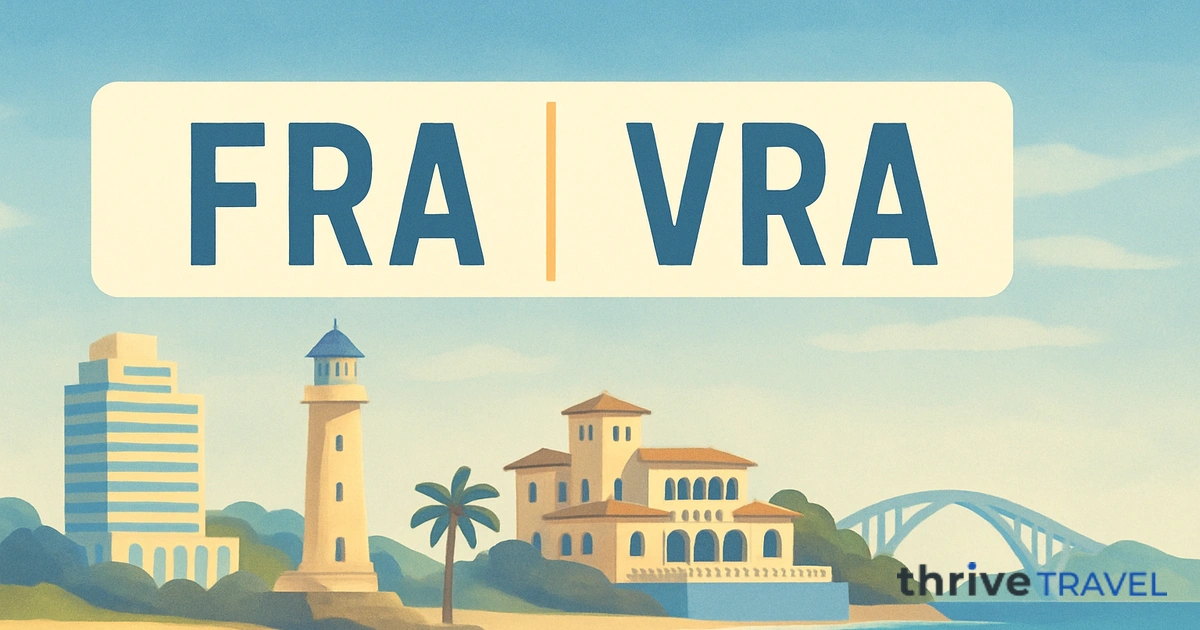 Frankfurt to Varadero