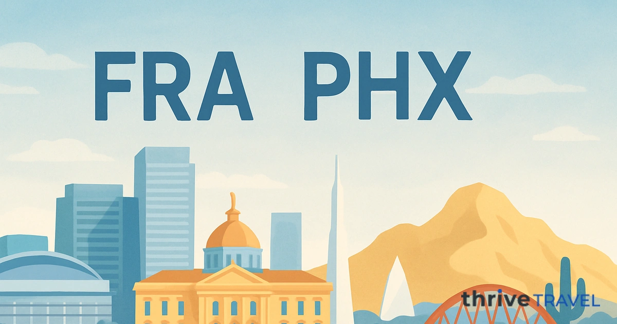 Frankfurt to Phoenix