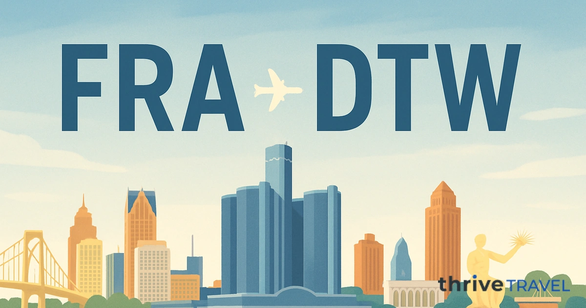 Frankfurt to Detroit