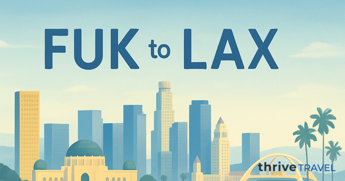 Fukuoka to Los Angeles