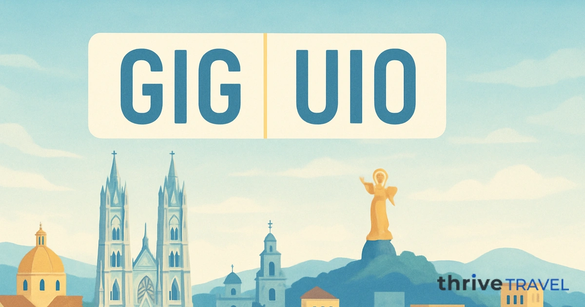 Rio de Janeiro to Quito